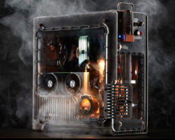 Kouř se valí z tohoto herního PC buildu s Metro Exodem